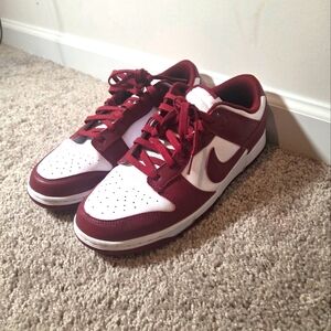Burgundy Nike Dunk Low